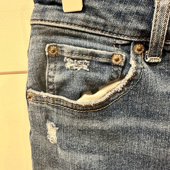 GAP TEEN SIZE 16 JEANS SKY HIGH SKINNY ANKLE IN LIGHT DENIM NWOT - Picture 7 of 14